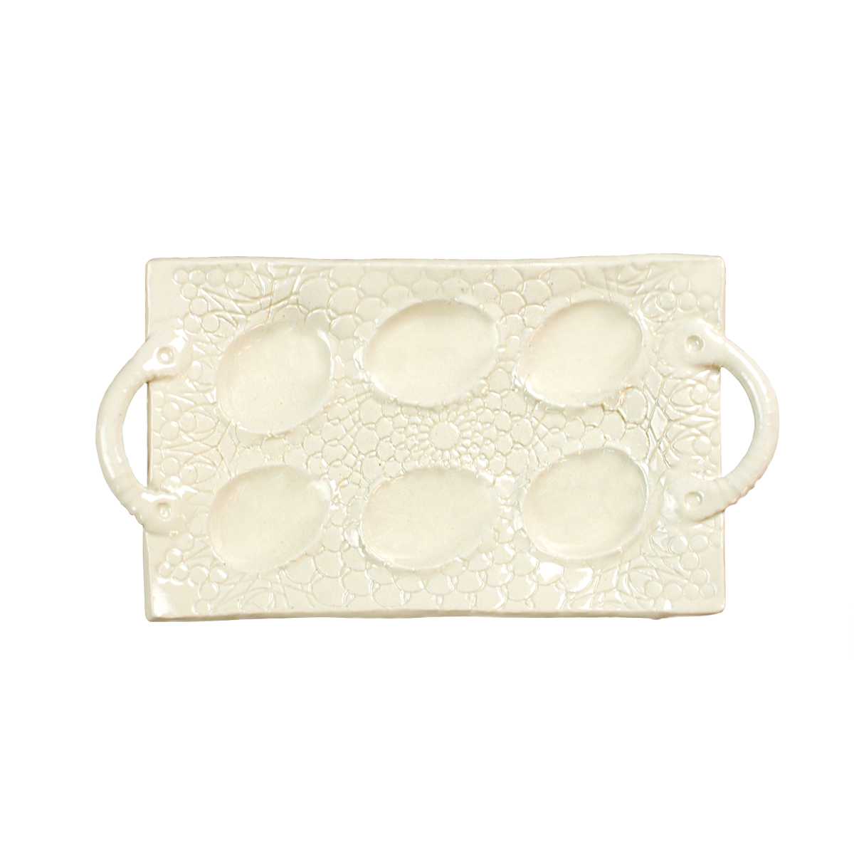 Doily Egg Tray - Click Image to Close