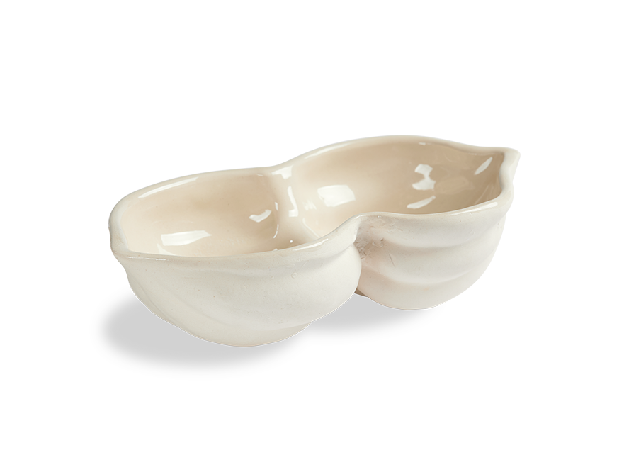 Ceramic Double Acorn Squash Bowl | Beekman 1802
