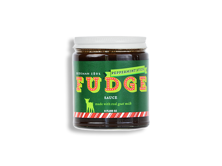 Peppermint Stick Goat Milk Hot Fudge - Click Image to Close