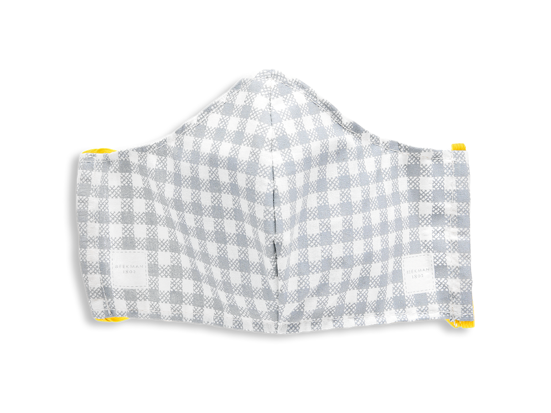 Gingham Face Mask - Click Image to Close