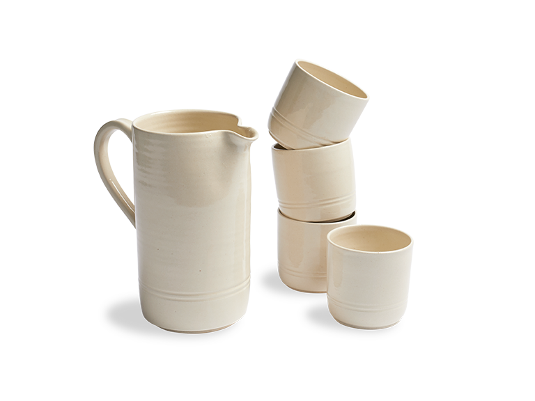 The Dutch Apple Ceramic Set of 5 Drinkware - Click Image to Close